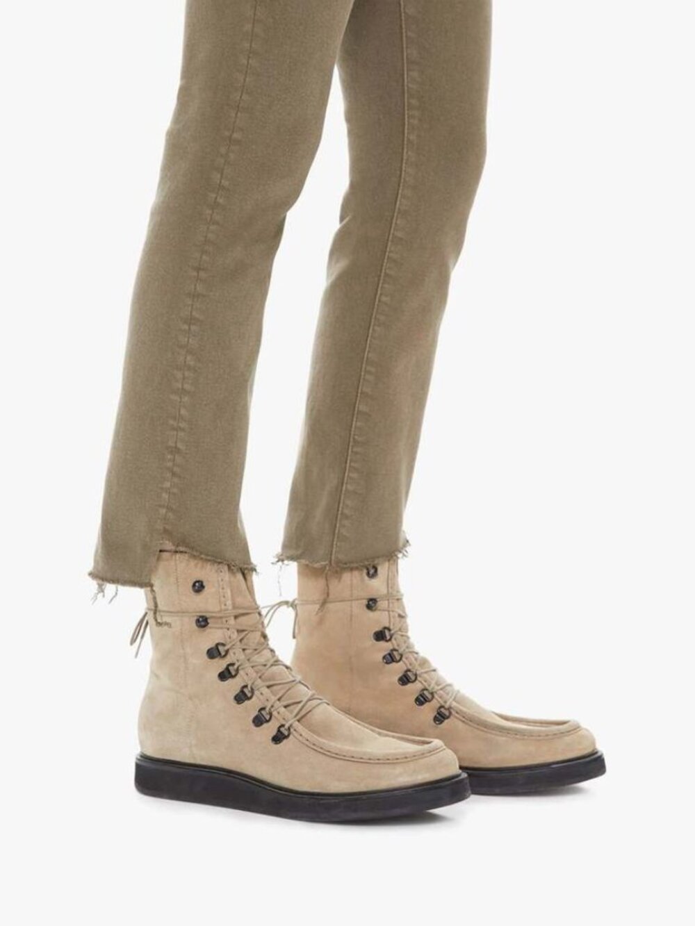 MOTHER High Waisted Rascal Ankle Step Fray - Picture 3 of 11